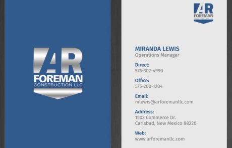 AR Foreman Construction - SALES:CREATIVE AR Foreman Construction